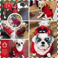 thumbnail image 4 of Dog Christmas Sweater, Funny Cute Cartoon Cat Sweaters Jumper, Holiday Dog Clothes Puppy Sweaters, Small Medium Large Dogs Fall Winter Outfits Xmas Dog Costume, 4 of 8