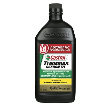 - Castrol TRANSMAX DEXRON VI Automatic Transmission Fluid, 1 QT