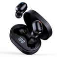 thumbnail image 2 of Auriculares de control táctil inteligente compatible con Bluetooth para auriculares IPX5 IPX5 Impermeable Pantalla de energía Earbudos deportivos Suministros Negro Guardurnaity EL014536-01B, 2 of 7