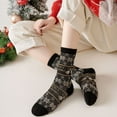 thumbnail image 6 of Wool Socks for Women - Christmas Socks Winter Warm Wool Socks Womens Wool Socks Men Thick Cozy Knit Socks Boots Socks for Women,1Pair, 6 of 8