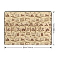 thumbnail image 2 of Area Rugs For Living Room Decor - Stamp Pattern Vintage Soft Anti Slip Throw Washable Rugs 5x7 For Bedroom, Indoor Carpet For Bedroom Living Room 80x58In, 2 of 7