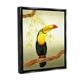 thumbnail image 4 of Stupell Industries Toucan on Forest Branch Animals & Insects Painting Black Floater Framed Canvas Art Print Wall Art, 25 x 31, 4 of 10
