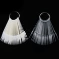 thumbnail image 2 of UDIYO 40Pcs Fan Shape Nail Art Polish Color Card Practice Sample False Tips Display, 2 of 7