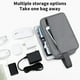 thumbnail image 4 of Bolsa de almacenamiento de accesorios digitales Partición Cómodo almacenamiento portátil Ratón Cable de datos Banco de energía móvil Impermeable Bolsa organizadora Almacenamiento digital, 4 of 6