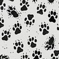 thumbnail image 6 of nygtbtfer Fitted Tablecloth Animal Tracks Paw Footprints Round Tablecloths with Elastic Edge  31-35, 6 of 8