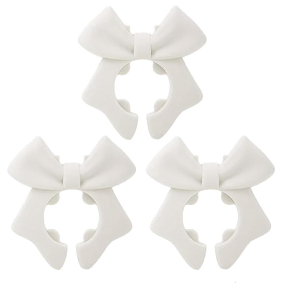 Giaone Silicones Kitchen Organizers Bowknot Shape Utensils Rest Spatula Spoon Holder