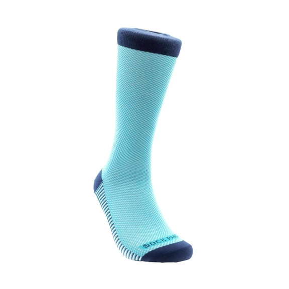 Classic Blue and White Office Socks from the Sock Panda