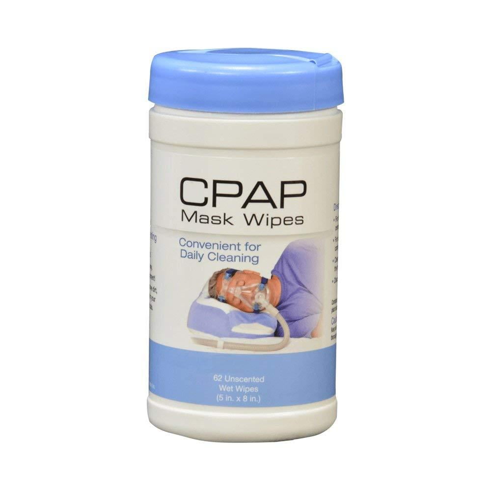 CPAP Mask Wipes, Unscented, 62 Wipes, A fast and easy daily cleaner for