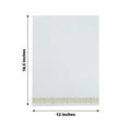 thumbnail image 3 of Efavormart 20 Pack Foil Disposable White Airlaid Paper Dinner Napkins | Soft Linen-Feel Hand Towels Scroll for Kitchen, Bathroom, Parties, Weddings - Gold, 3 of 10