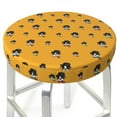 thumbnail image 3 of KLL Cute Dog Round Bar Chair Cushion Cover 14 inch ,Bar Stool Protector with Elastic, Soft Washable, 3 of 6
