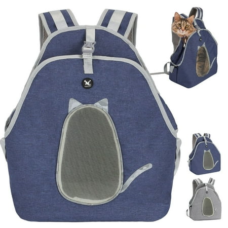 UPC: 0840271562797 | Deago Pet Backpack Carrier for Small Cats Dogs | Ventilated Design Safety Straps Buckle Support Reflective | Designed for Travel Hiking Walking & Outdoor