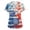 02-Multicolor, variant on Medical Scrub Tops for Women 250 Anniversary USA 4th of July V-Neck Scrubs Shirts Short Sleeve Patriotic Nurse Uniform with Pockets 01-Dark Blue L