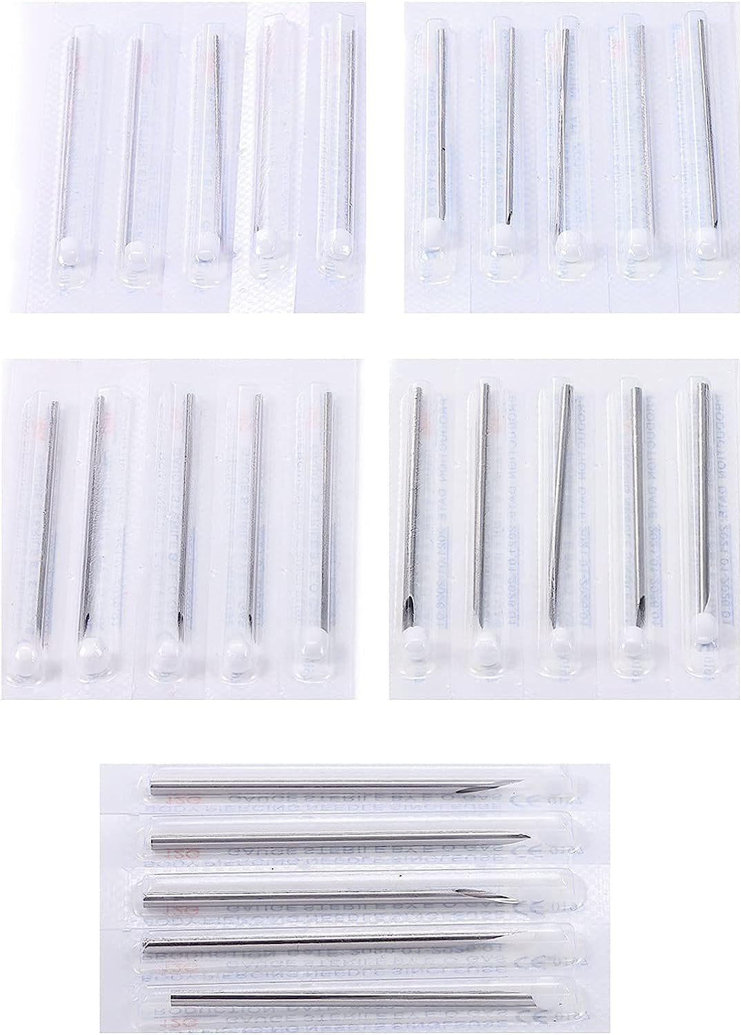 18G Piercing Needles 14G20G Surgical Stainless Steel Body Jewelry