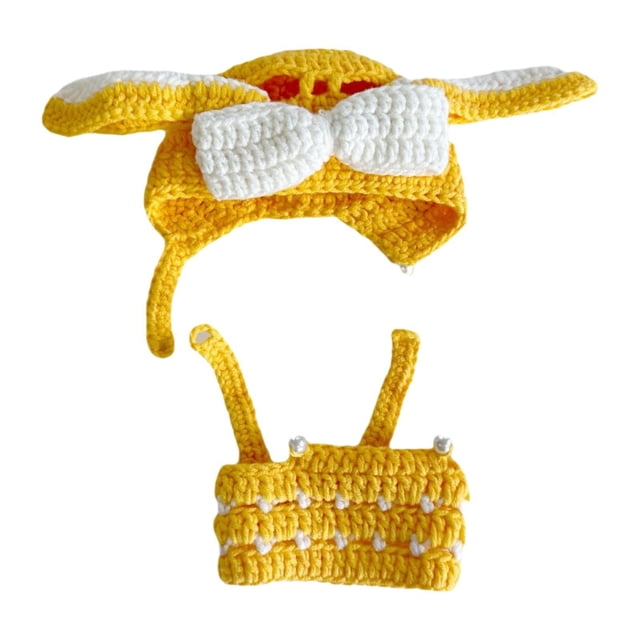 Ropa para muñecas Mini de 6,69 pulgadas perfecl traje amarillo 2 piezas
