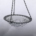 thumbnail image 5 of FYHALE 18" Solar Cascade Hanging Bird Fountain, Hanging Bird Bath with Solar Fountain, Outdoor Hanging Bird Bath for Garden Patio Yard, Gray, 5 of 6