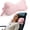 Pink, variant on RoamReady Dog Bone Neck Pillow, Fixed Rope Loops Chiropractic Support, Travel Driving Lumbar Comfort, Adult Pink