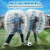 Transparent Inflatable Bumper Bubble Soccer Ball Dia 4 ft(1.2m) Giant Human Hamster Ball