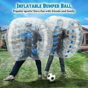 Transparent Inflatable Bumper Bubble Soccer Ball Dia 4 ft(1.2m) Giant Human Hamster Ball