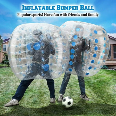Transparent Inflatable Bumper Bubble Soccer Ball Dia 4 ft(1.2m) Giant Human Hamster Ball