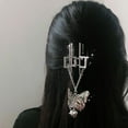 thumbnail image 5 of Teissuly Cute Rhinestone Hair Clips for Women Diamond Scissors Shape Hair, 5 of 9