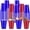 Blue Red, variant on 120 Pcs 16 oz Gold Plastic Cups Gold Plastic Disposable Cups 16 oz gold Party Cups for drinking Tastings served Snacks Barbecues Picnics