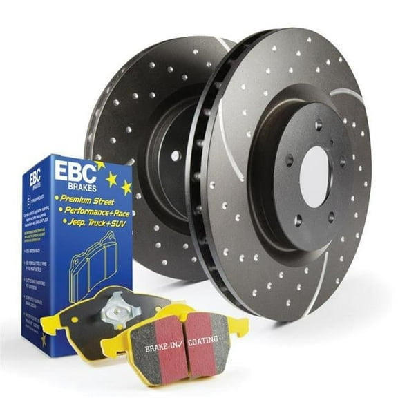 EBC Brake Kit S5KF1727 S5K (DP4/GD) - Front Fits select: 2012-2018 ACURA RDX