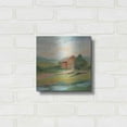 thumbnail image 3 of Luxe Metal Art 'Springtime Farm Pastel' by Silvia Vassileva, Metal Wall Art, 12" x 12", 3 of 9
