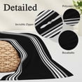 thumbnail image 3 of Black Striped Body Pillow Covers 20"x60", Farmhouse Black White Stripes Soft Brushed Microfiber Breathable Throw Pillow Covers, Decorative Pillowcase with Zipper for Couch Sofa Bedroom Living Room, 3 of 9