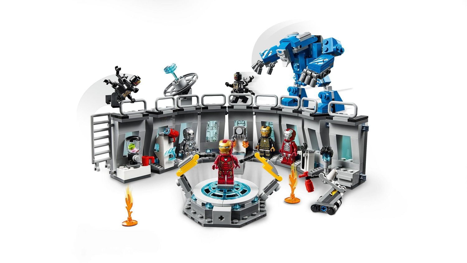 LEGO Marvel Avengers Iron Man Hall of Armor 76125 Toy Building Kit
