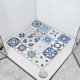 thumbnail image 1 of CHAO (Azul) alfombra de ducha antideslizante de 60*40cm alfombra de ducha antideslizante alfombra de seguridad cuadrada antideslizante esponja cómoda de Pvc con agujeros de drenaje, 1 of 5