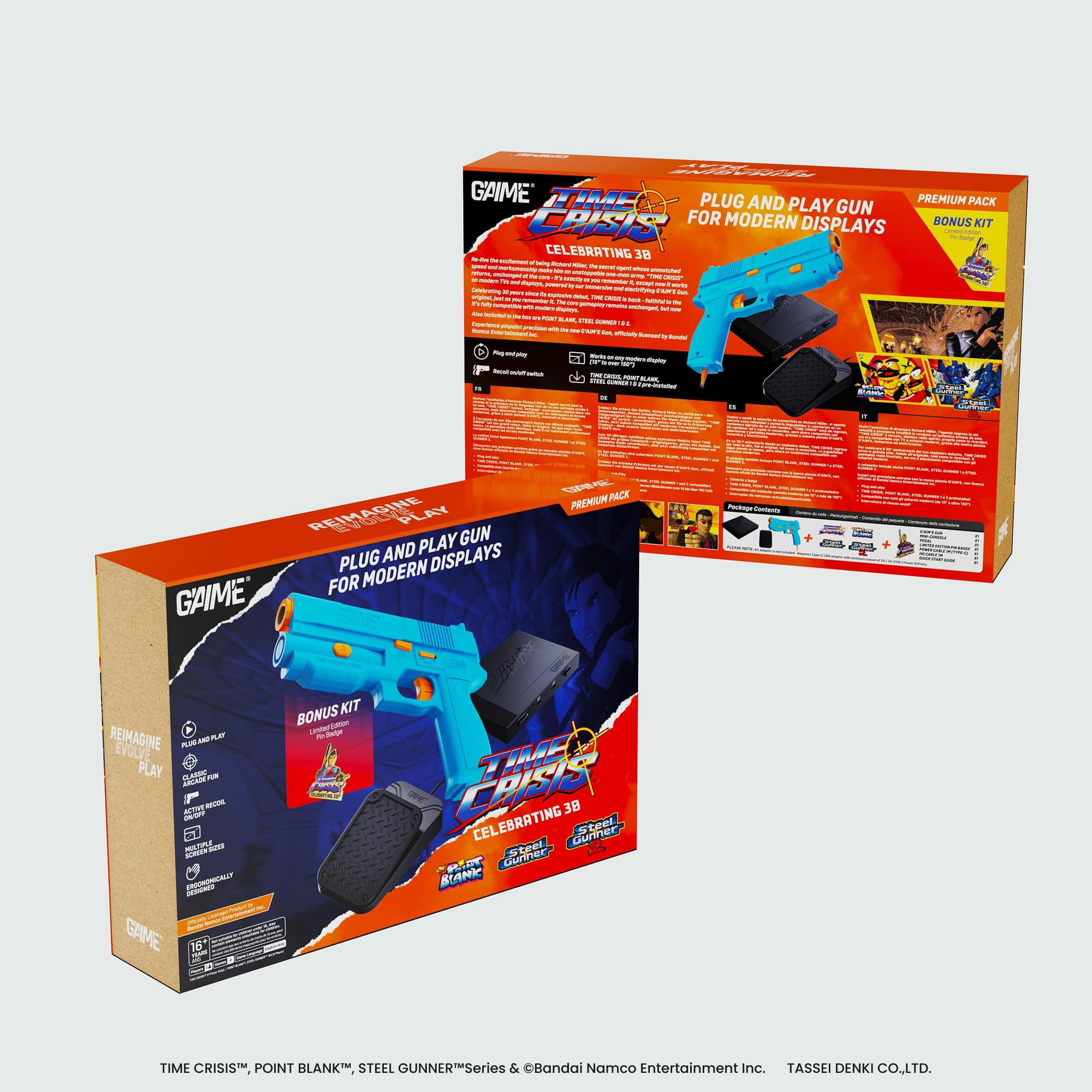 GAIME Time Crisis Premium Pack Game Console With Single Lightgun
