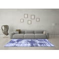 thumbnail image 3 of Ahgly Company Indoor Square Abstract Blue Modern Area Rugs, 6' Square, 3 of 4
