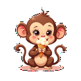 thumbnail image 6 of Cartoon Monkey Theme Stickers, Waterproof Monkey Theme Sticker for Water Bottle Laptop Phone Cases Planner Skateboard Luggage Helmet Party Favor Decor, Ideal for Adults Teens Teacher Rewards, 6 of 9