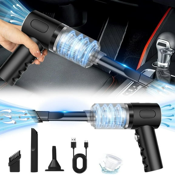 Car Mounted Vacuum ，Cleaner Wireless Charging Portable Dry and Wet Handheld Small Vacuum Cleaner