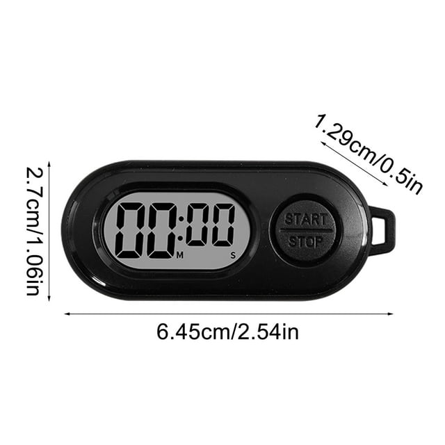 Digital Clock Large Display Outdoor Stopwatch Keyring Digital Accessories Compact Clock With LCD Display For Playground Classroom Kitchen Gym Large Outdoor Clock