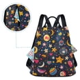 thumbnail image 5 of FORMRS Women's Travel Backpack Purse Anti-Theft Hidden Pockets Casual Shoulder Bag, Small Space Pattern, 5 of 7