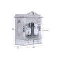 thumbnail image 2 of Home Pooja Mandir - Pure Silver 22 Inch Open Silver Oxidised Temple Best for Housewarming and Wedding Gifts, 2 of 5