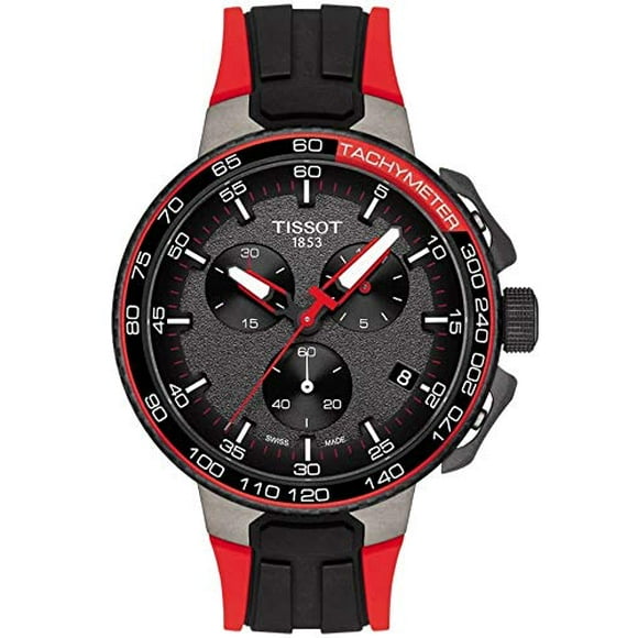 Tissot T111.417.37.441.01 Mens Watch T-Race Cycling Vuelta 2017 Black 44.5mm Stainless Steel