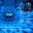 thumbnail image 4 of ShenMo Crystal Table Lamp, 16 LED RGB Crystal Light, 6-Level Brightness Adjustable Touch Lamp, Rechargeable Table Lamp with USB Charging Port, Diamond Table Lamp for Living Room, Home, Office, Valentine's Day, 4 of 5