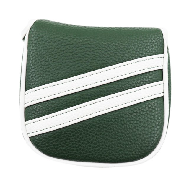 ziyahi Couvre-Maillet de Golf Putter Extérieur Mode Noir Putter Adultes Couvre-Chef de Golf Mallet Vert 14x13cm