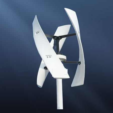 

6000W Vertical Axis Energy Windmill Wind Turbine Generator 12V 24V 48V With MPPT Hybrid Controller for Homeuse