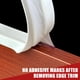 thumbnail image 4 of Protector de bordes Edge Trim de goma con canal en U, 20 pies, blanco, 4 of 7