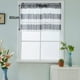 thumbnail image 2 of 2Pcs Grey_74x60cm Stripe Half Cortina Baño Corto Niveles Cenefa Zulema Cortinas cortas de la cocina, 2 of 8