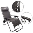 thumbnail image 2 of Timber Ridge Zero Gravity Locking Outdoor Patio Recliner Lounge Chair, Gray, 2 of 9