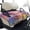 Pink Sunset Palm Tree, variant on Uorisanigo Golf Cart Seat Covers for Women Men, Thick Golf Cart Seat Towel Universal 4 Pockets Seat Blanket Fits for 2 Seat Golf Cart Accessories-American Honoring Firefighter Flag