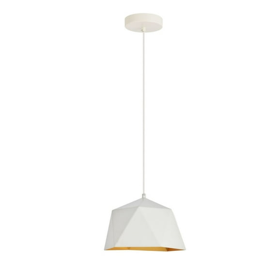 Arden Collection Pendant D10.2 H6.7 Lt:1 frosted white and Gold Finish