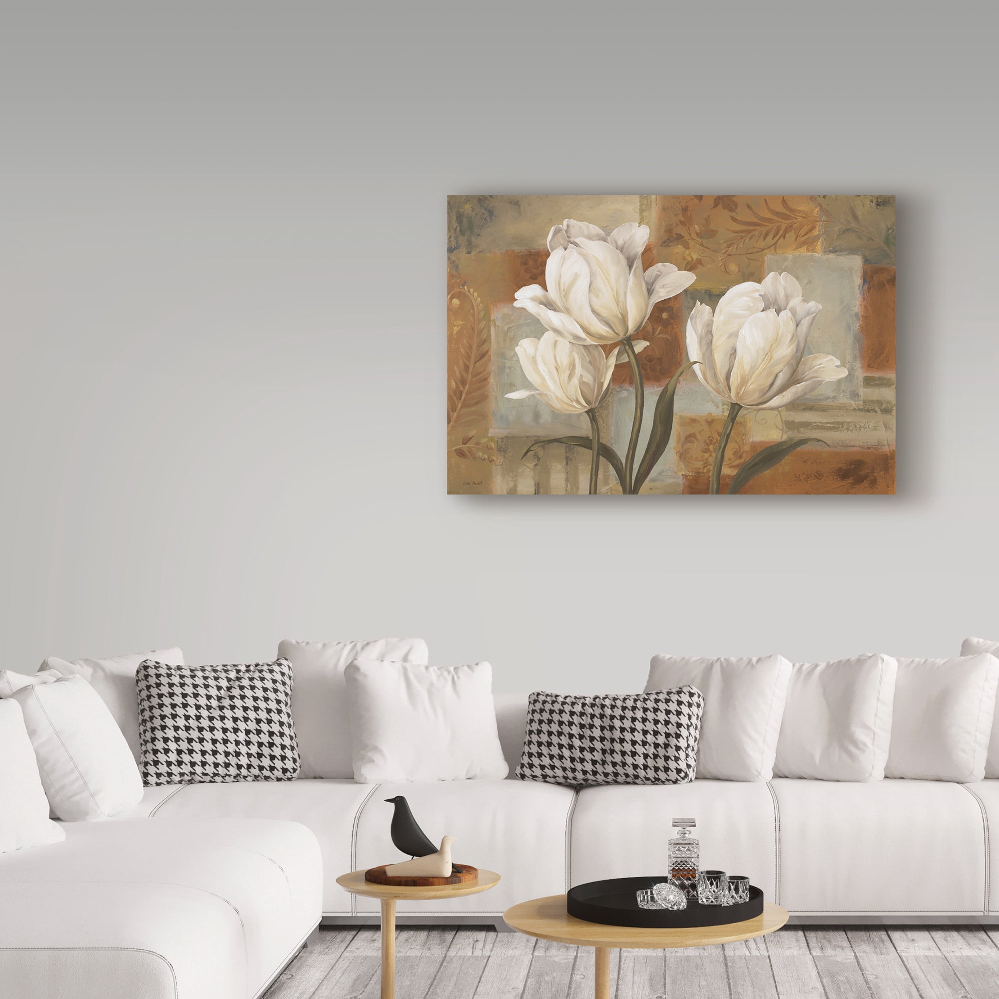 Trademark Fine Art 'Tulip Waltz I' Canvas Art by Lisa Audit