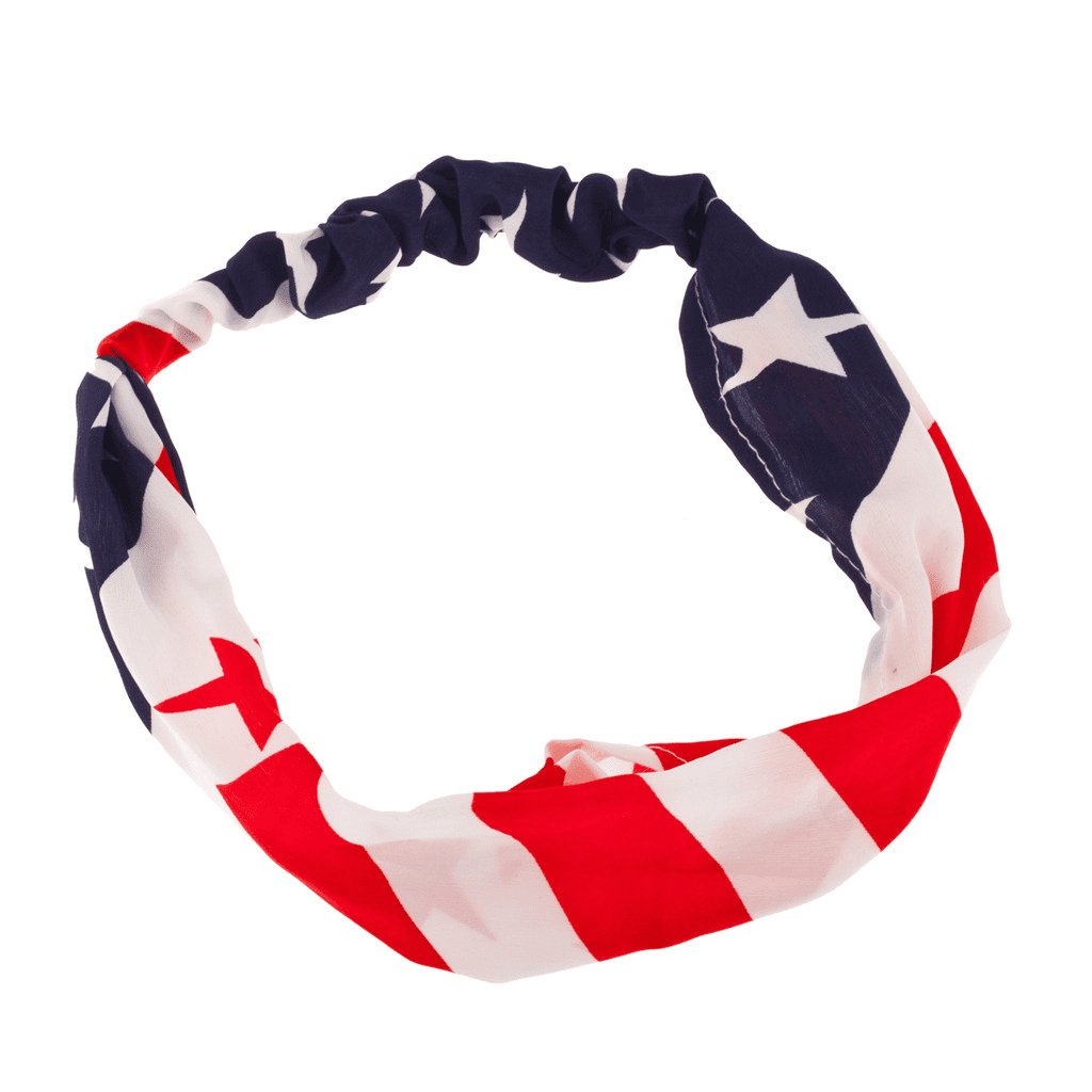 Lux Accessories American Flag Stars Stripes 4th Of July Stretch