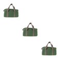 thumbnail image 1 of Bolsa de herramientas Scienceny 16 pulgadas verde lona organizador con correa para el hombro, 1 of 6