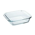 thumbnail image 1 of Glass Baking Dish, Small Square Borosilicate Glass Casserole Dish - Heat-Resistant up to 400°C, Microwave & Oven Safe, Perfect for Baking & Serving, Casserole Dish, Clear, 1 of 2